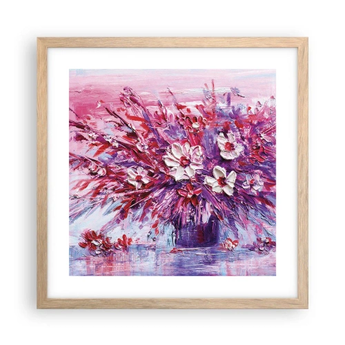 Plakat w ramie jasny dąb - Niewinność i namiętność  - 40x40 cm