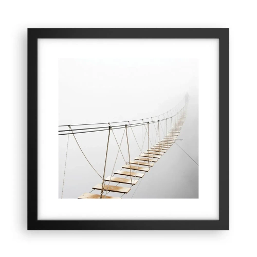 Plakat w czarnej ramie - Dokąd cię zaprowadzi? - 30x30 cm