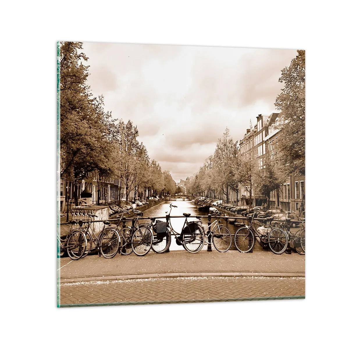 Obraz na szkle - Holenderskie klimaty - 40x40 cm