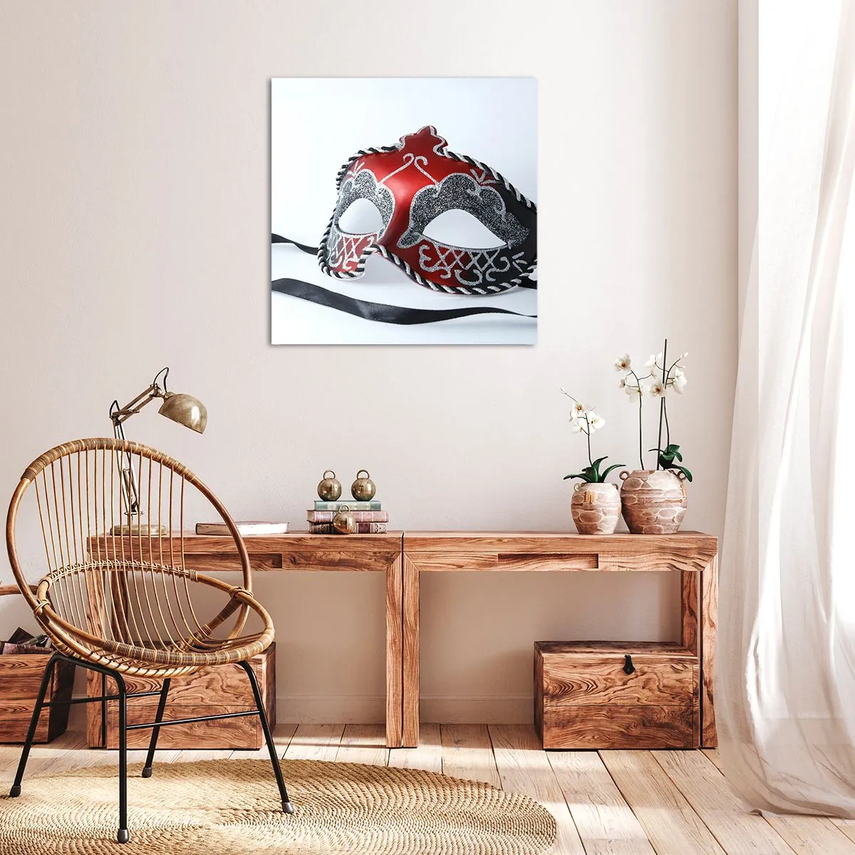 Obraz na płótnie - Zaproszenie na bal - 70x70 cm