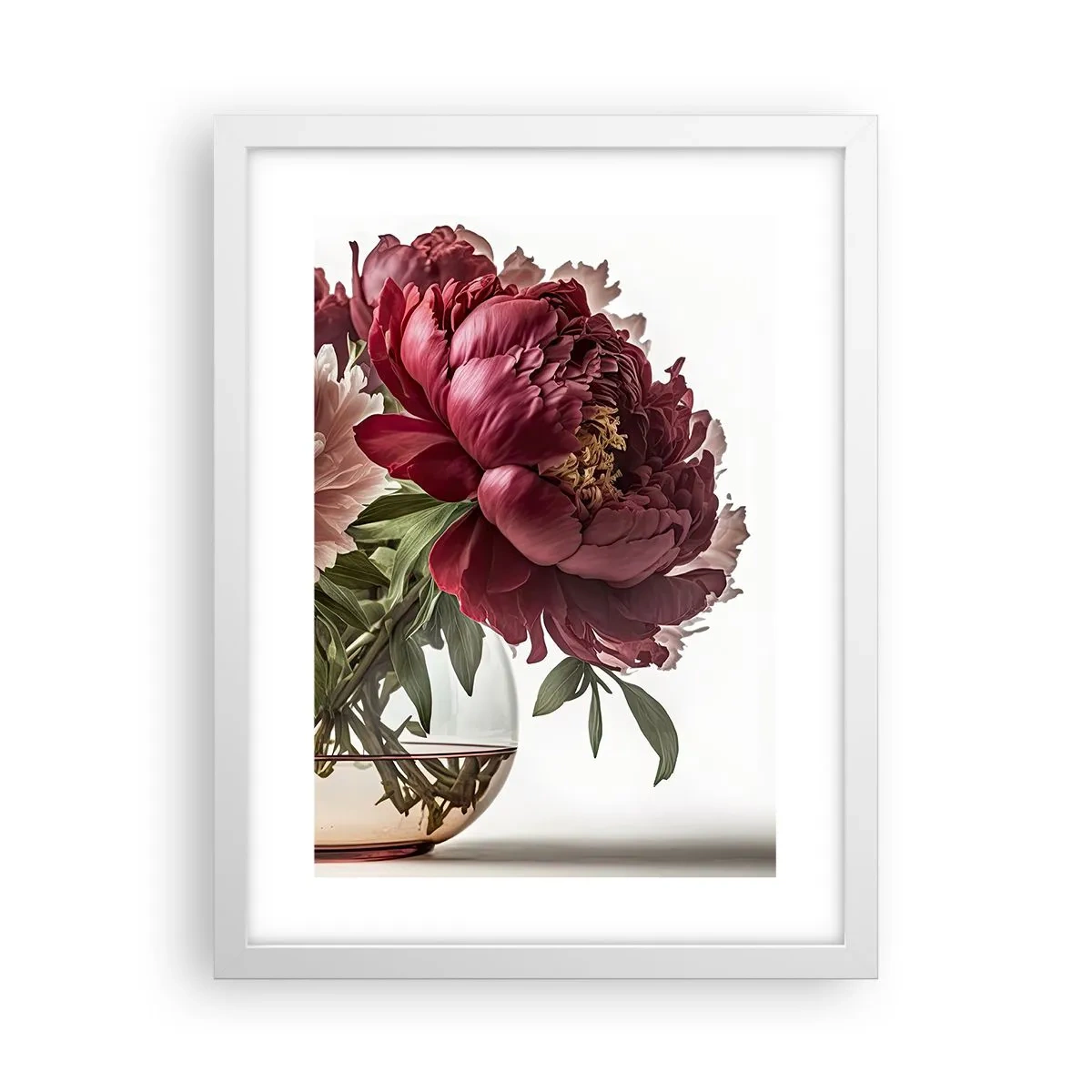 Plakat w białej ramie - W pełnym rozkwicie urody - 30x40 cm