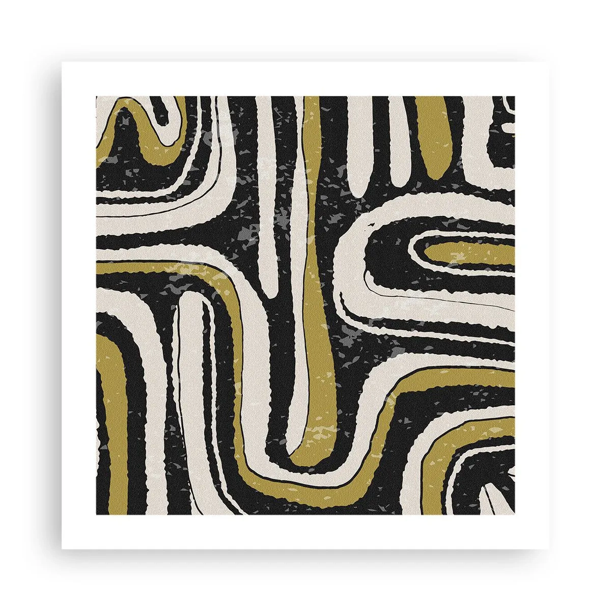 Plakat - Kompozycja: trakty i zaułki - 50x50 cm