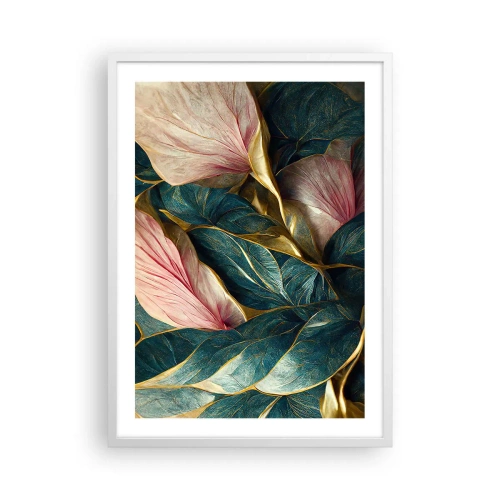 Plakat w białej ramie - Naturalna elegancja i styl - 50x70 cm