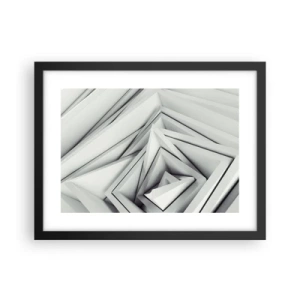 Plakat w czarnej ramie - Ostrych kątów pąkowie - 40x30 cm