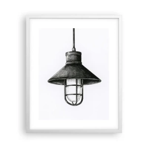 Plakat w białej ramie - Jak przed laty… - 40x50 cm