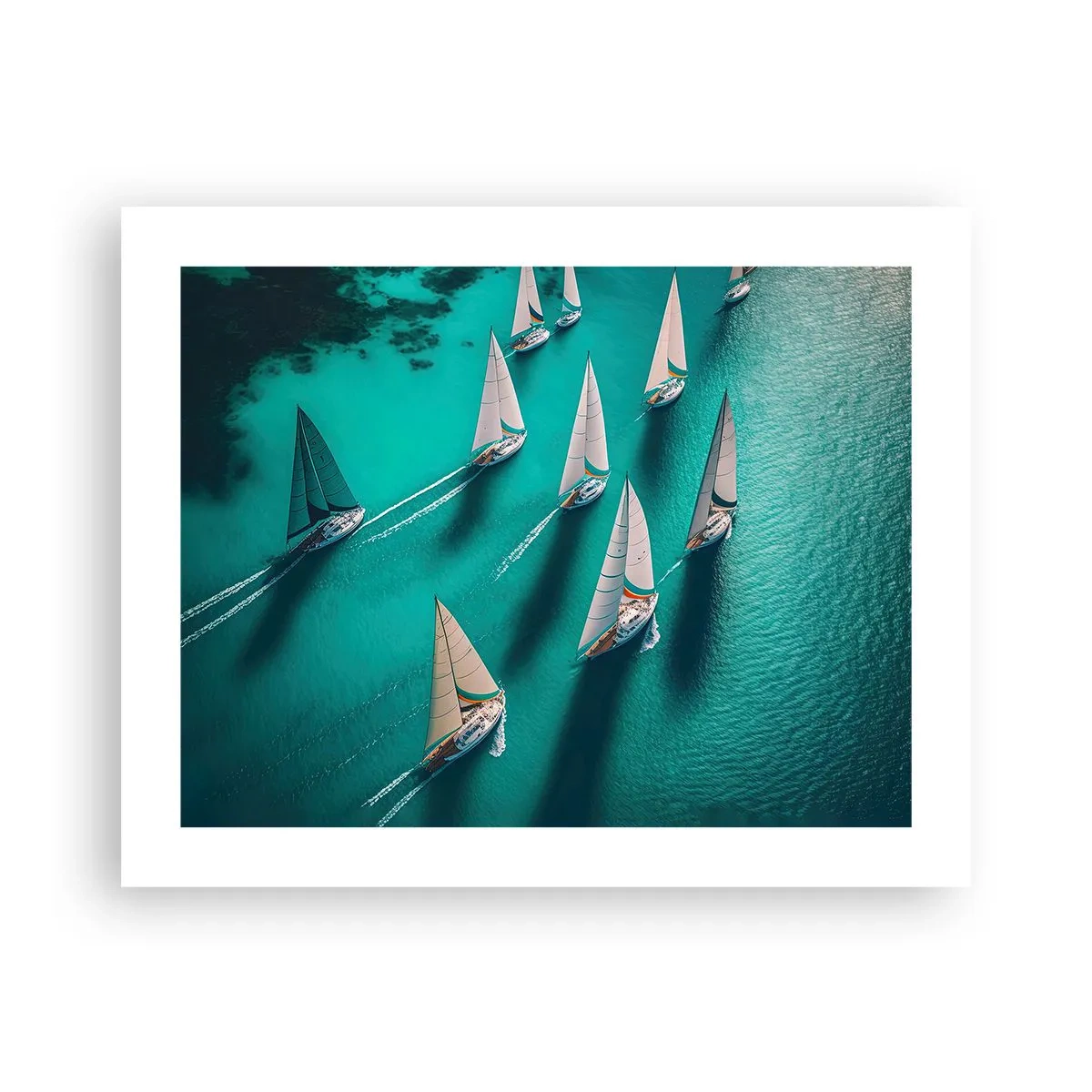 Plakat - W zawody z wiatrem - 50x40 cm