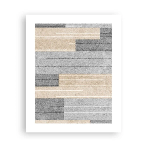 Plakat - Kompozycja: trzymać pion - 40x50 cm