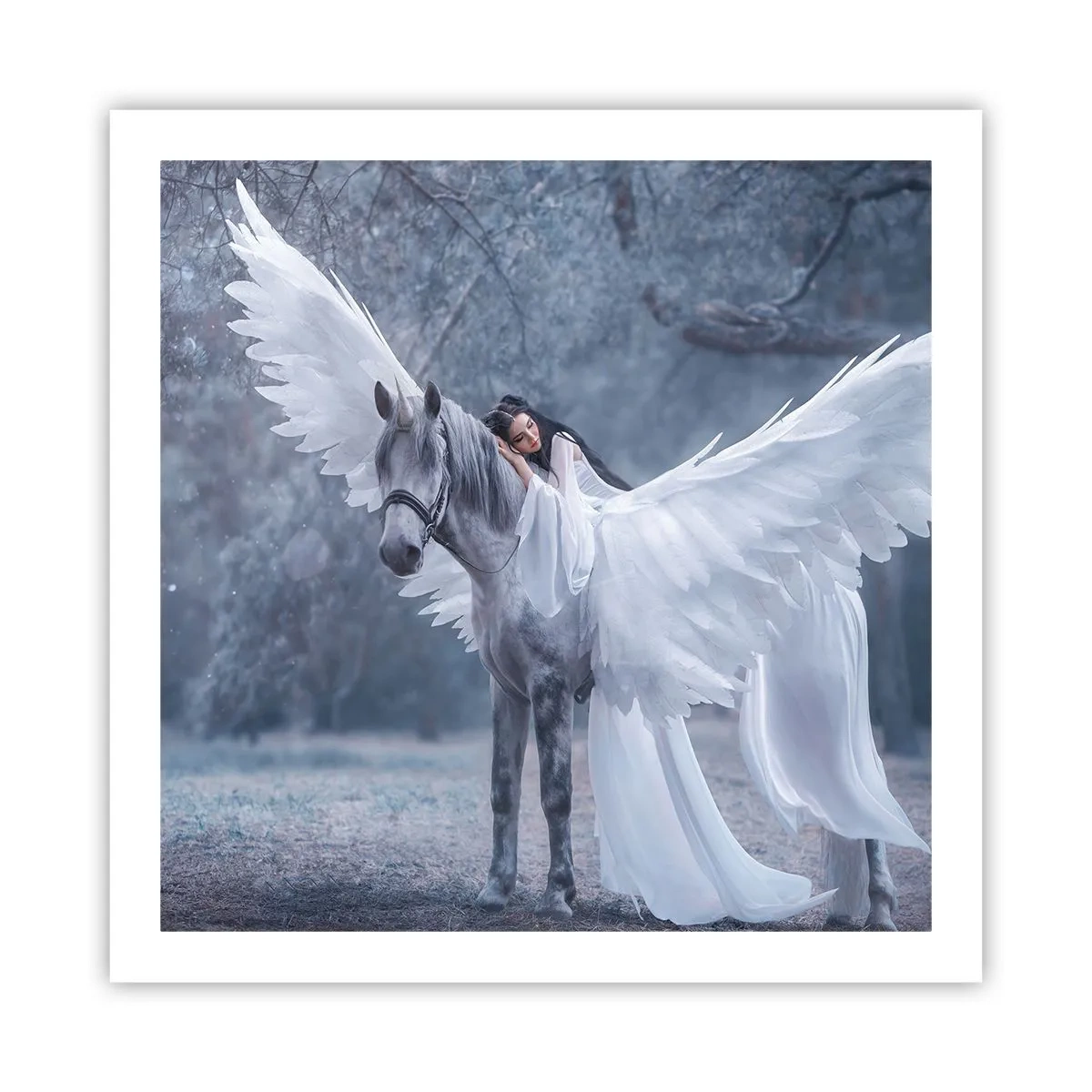 Plakat - Natchniona chwila - 60x60 cm