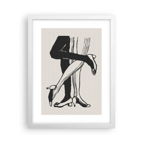 Plakat w białej ramie - Kobiecy atrybut - 30x40 cm