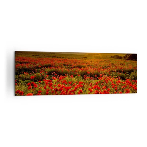 Obraz na płótnie - Wśród fali łąk szumiących, wśród kwiatów powodzi - 160x50 cm