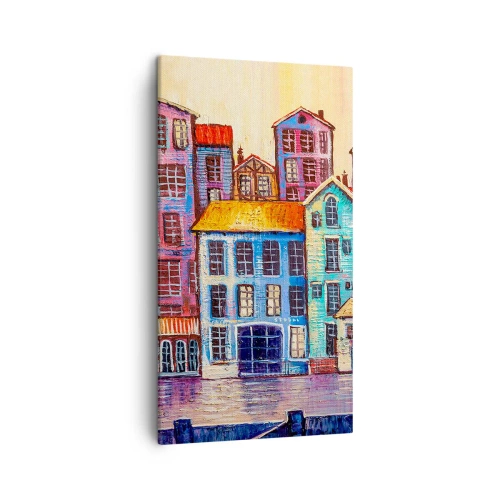 Obraz na płótnie - Miasto jak z bajki - 45x80 cm