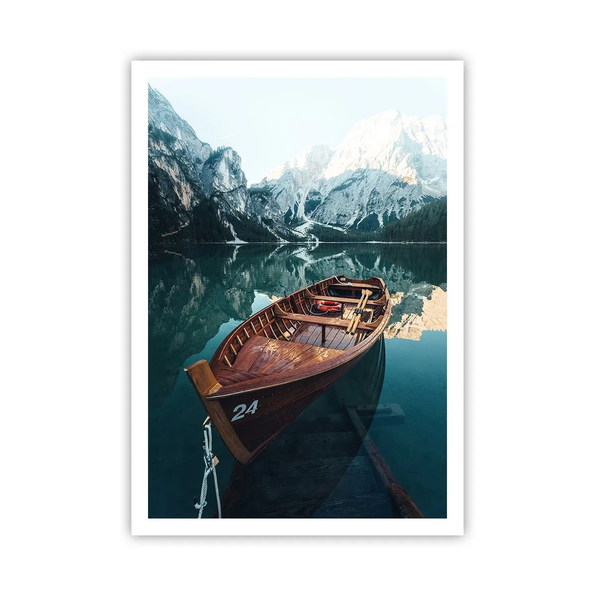 Plakat - Jak na szkle malowane - 70x100 cm