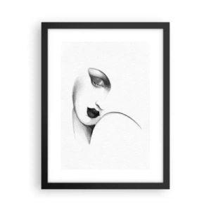 Plakat w czarnej ramie - W stylu Łempickiej - 30x40 cm