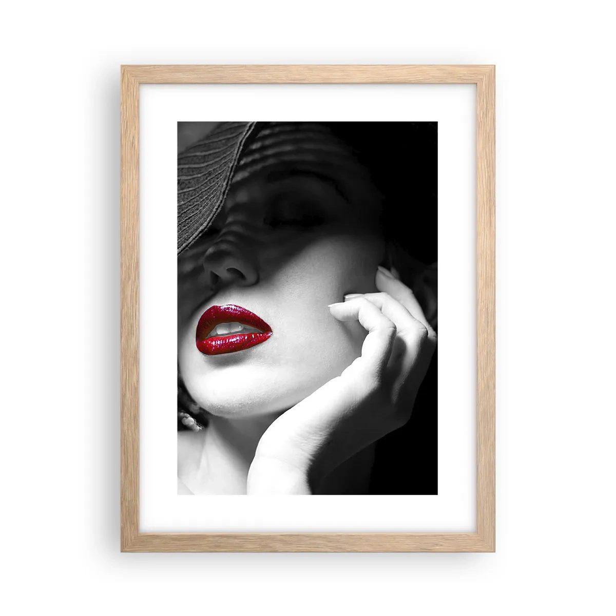 Plakat w ramie jasny dąb - Studium w szkarłacie - 30x40 cm