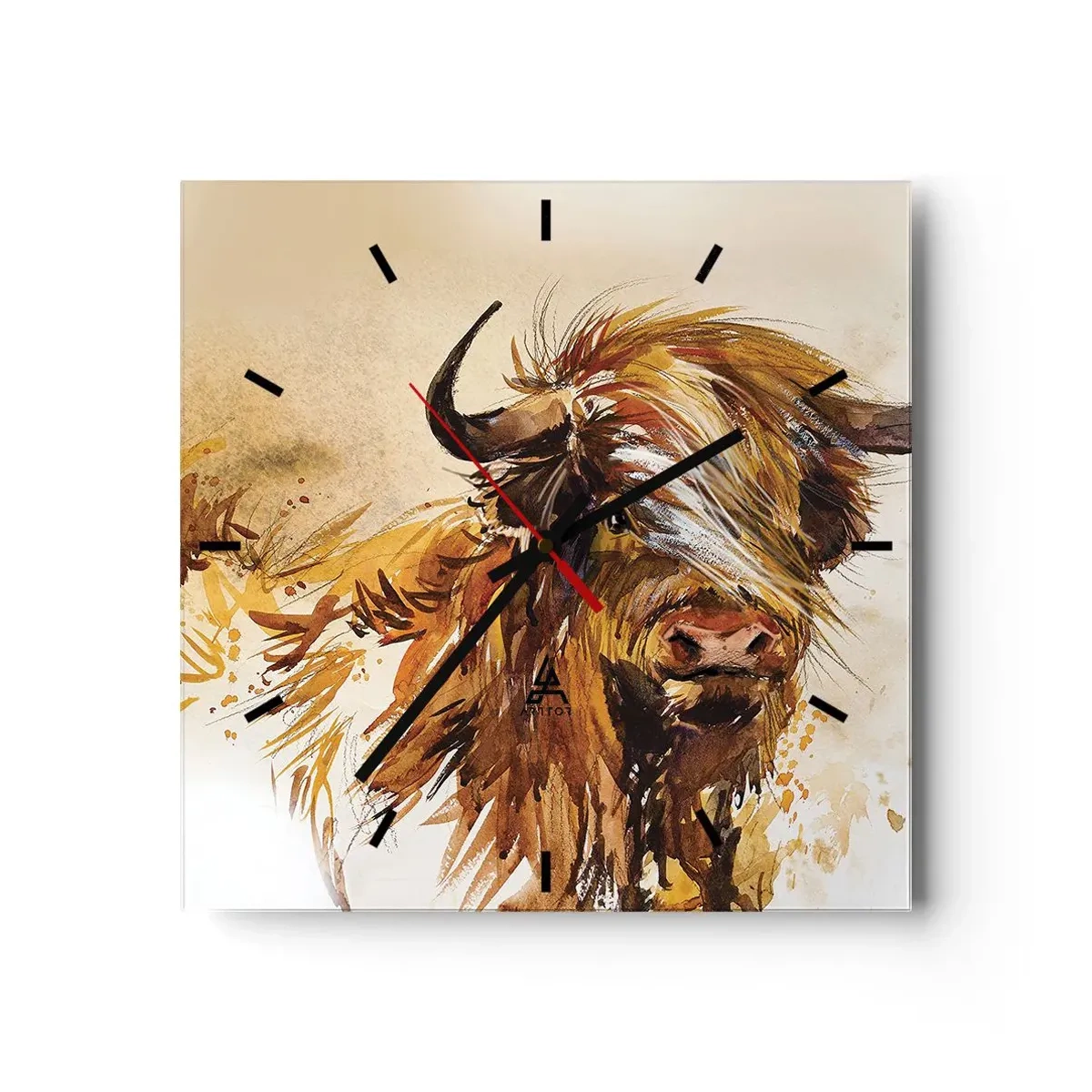 Zegar ścienny - Duma łowcy - 40x40 cm