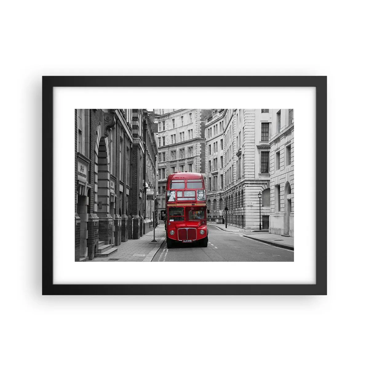 Plakat w czarnej ramie - Codzienność nie musi być szara - 40x30 cm