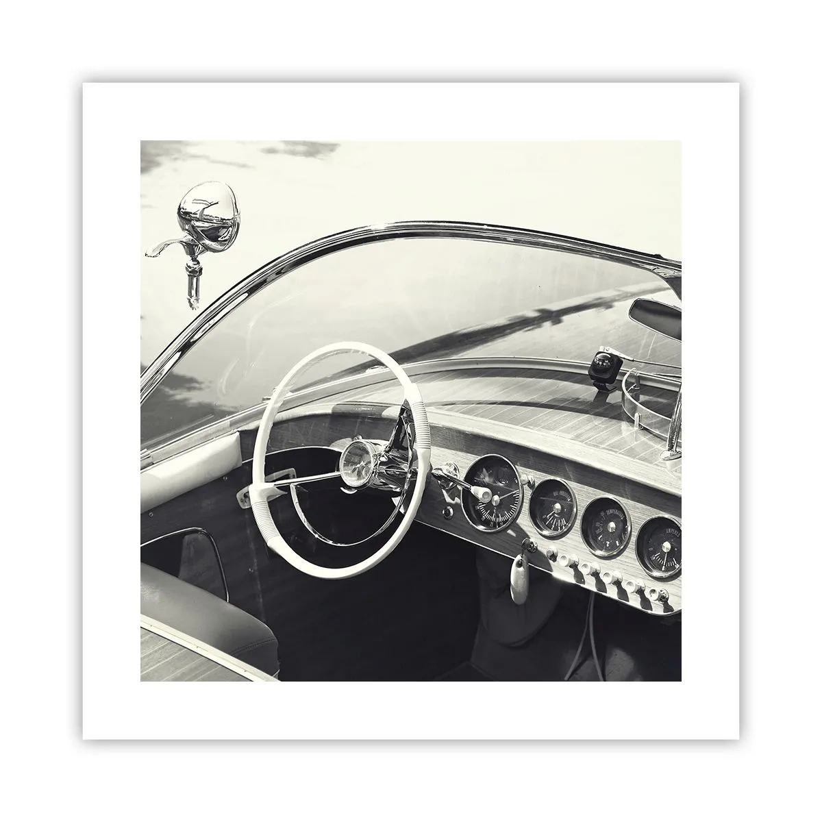 Plakat - Pogoda dla bogaczy - 40x40 cm