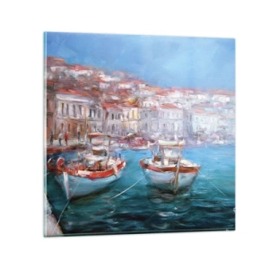 Obraz na szkle - Włoska zatoka - 60x60 cm