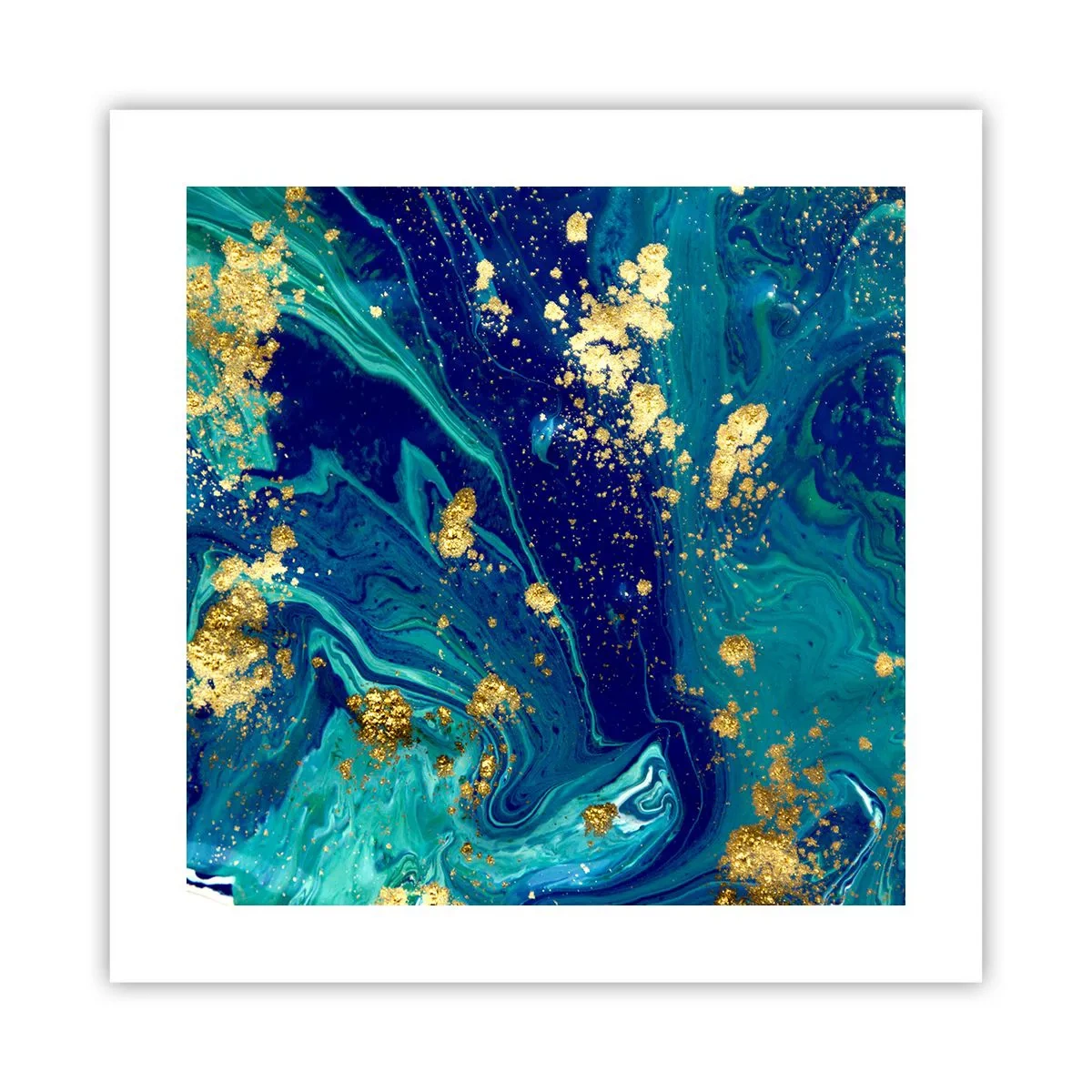 Plakat - Płatki słońca  - 40x40 cm