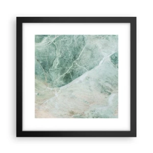 Plakat w czarnej ramie - Szlachetny chłód kamienia - 30x30 cm