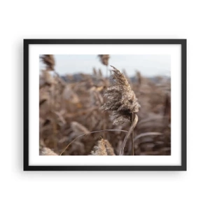 Plakat w czarnej ramie - Czas odlecieć z wiatrem - 50x40 cm