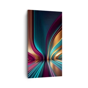 Obraz na płótnie - Architektura światła - 45x80 cm