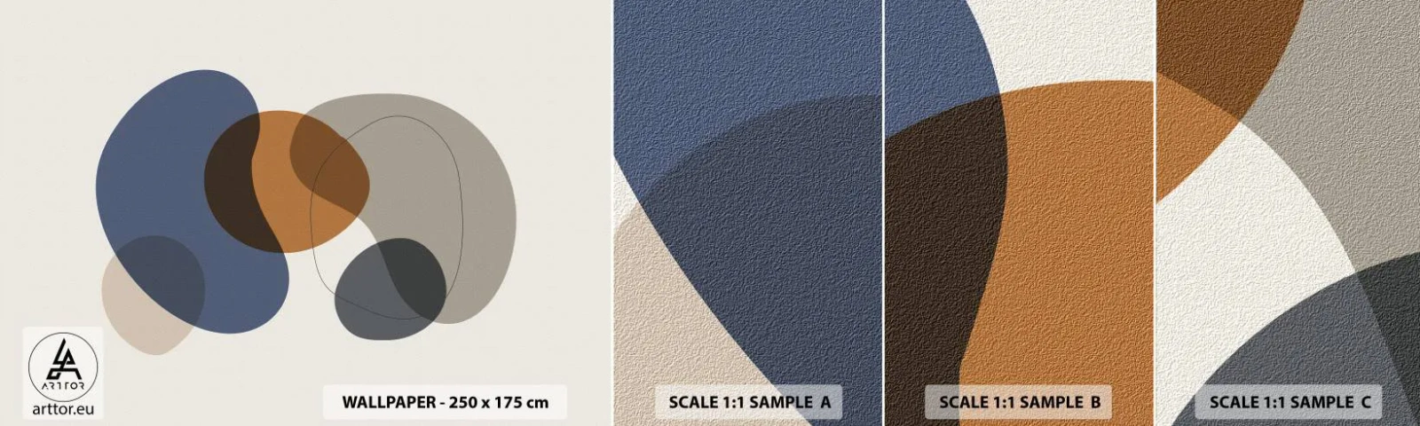 Fototapeta Próbka Standard Eco - Krople barw - Abstrakcja, Sztuka, Grafika - 100x30 cm