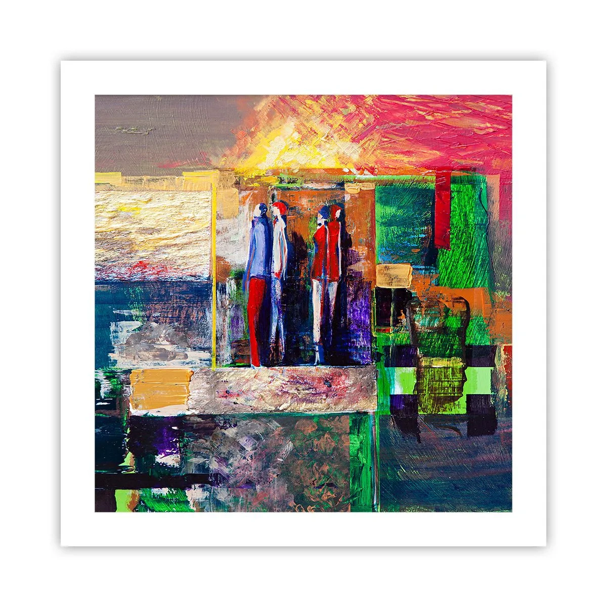 Plakat - Relacje i emocje - 50x50 cm