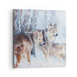 Obraz na płótnie - Uwaga! Nadchodzi… - 70x70 cm