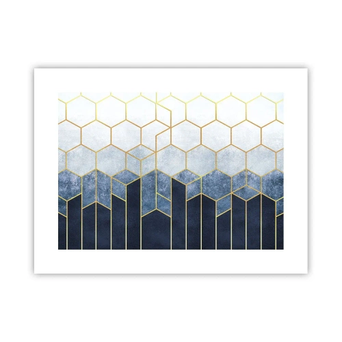 Plakat - Kompozycja w synkopowym rytmie - 40x30 cm