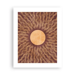 Plakat - Ikona słońca - 40x50 cm
