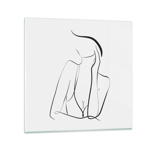Obraz na szkle - Na fali marzeń - 30x30 cm