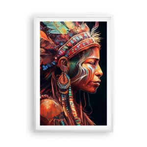 Plakat w białej ramie - Magiczny rytuał - 61x91 cm