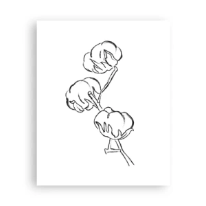 Plakat - Bawełniany puch - 40x50 cm