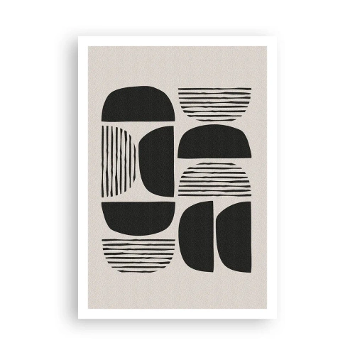 Plakat - Połowiczne układy - 70x100 cm