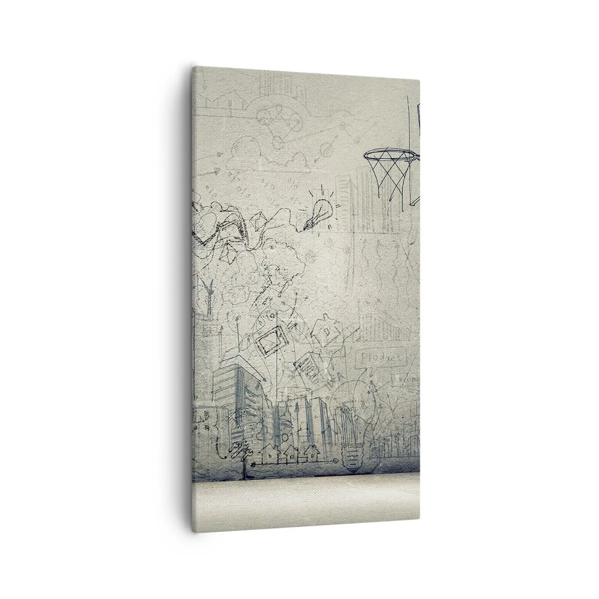 Obraz na płótnie - Moje wspaniałe miejskie życie - 55x100 cm