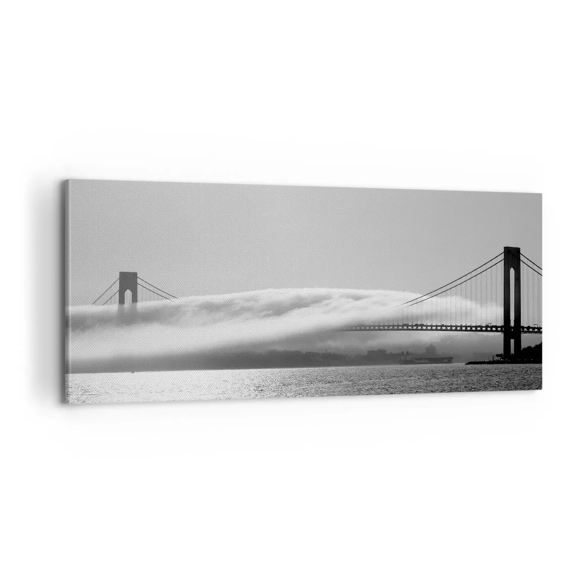 Obraz na płótnie - Przepłynąć przez Złote Wrota - 100x40 cm