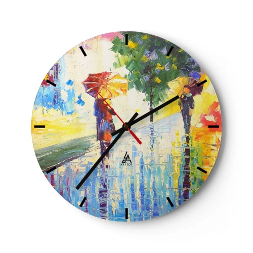 Zegar ścienny - I wszystko jasne - 40x40 cm