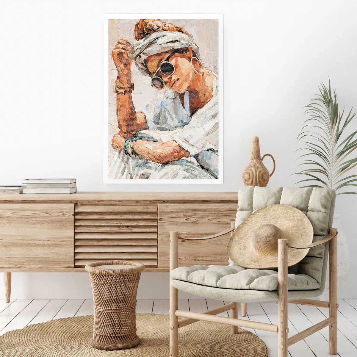 Plakat - Portret w pełnym słońcu - 40x50 cm