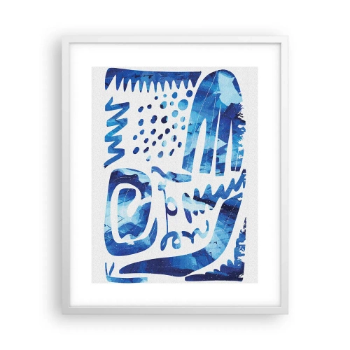 Plakat w białej ramie - Powrót do korzeni - 40x50 cm