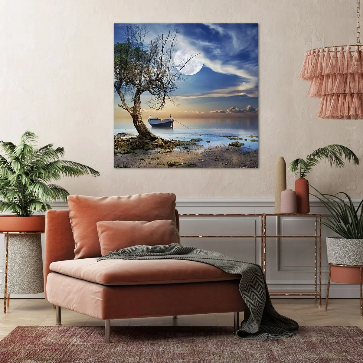 Obraz na płótnie - To koniec czy początek? - 40x40 cm