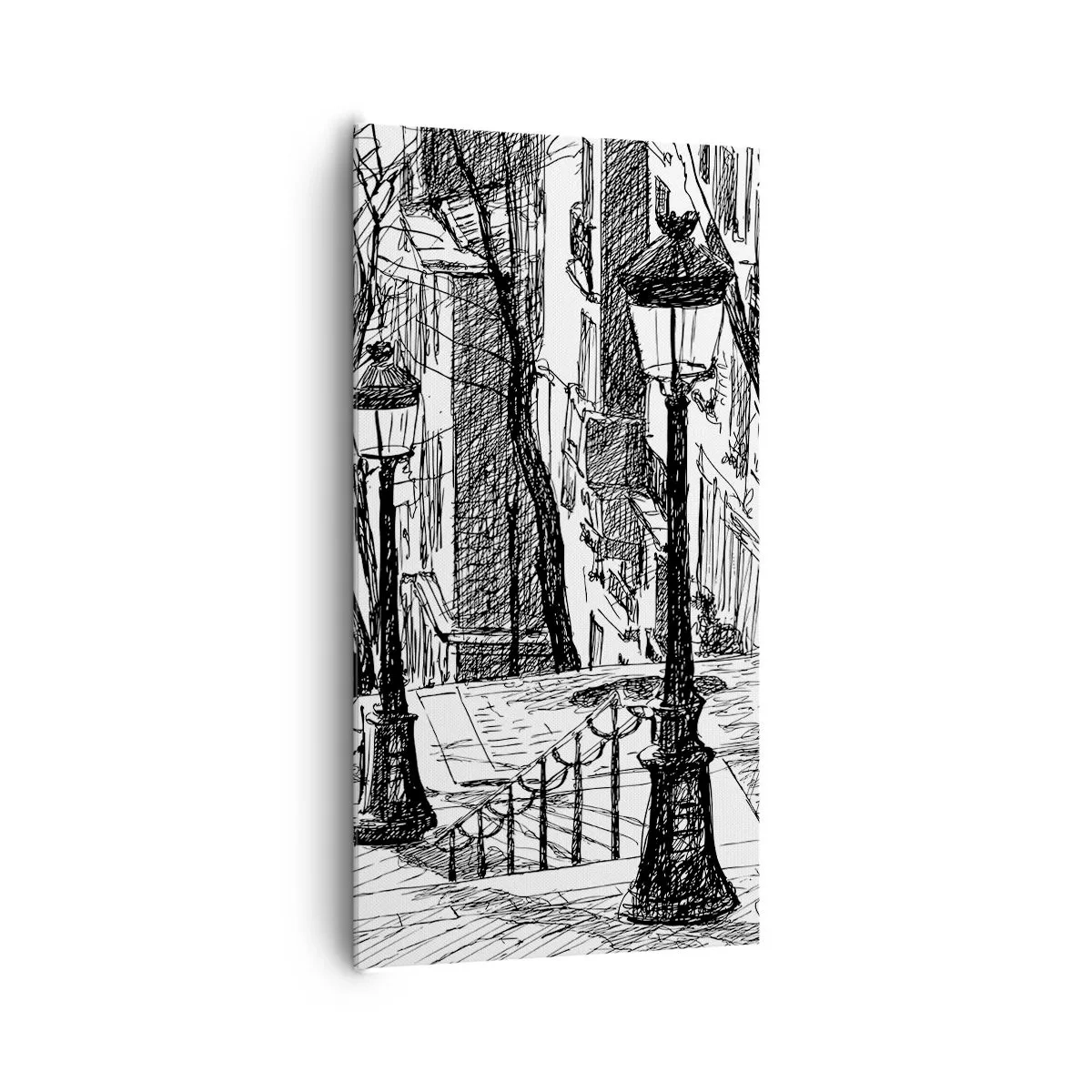 Obraz na płótnie - Historia miłosna czy opowieśc grozy? - 65x120 cm