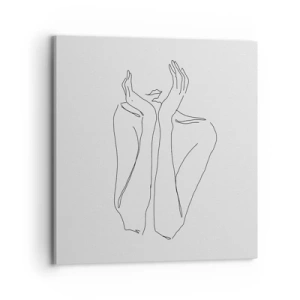 Obraz na płótnie - O czym marzą dziewczyny - 70x70 cm