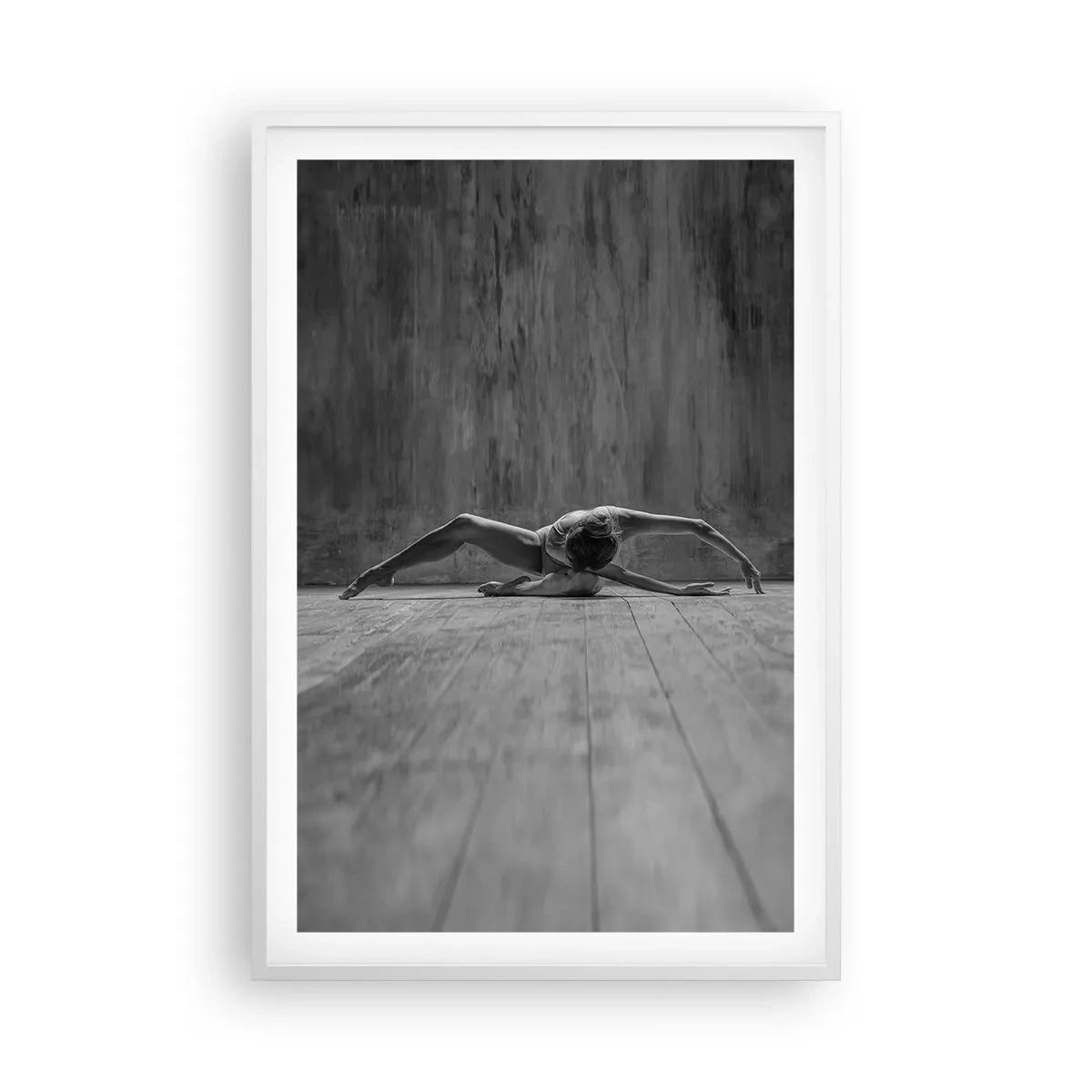 Plakat w białej ramie - Symetria odnaleziona - 61x91 cm