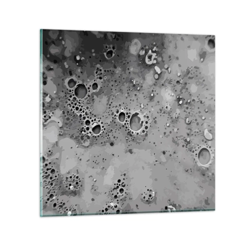 Obraz na szkle - Jak księżycowy pejzaż - 30x30 cm