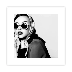 Plakat - Pozdrowienia z lat 60. - 30x30 cm