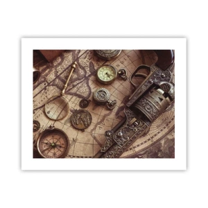 Plakat - Przygoda wzywa - 50x40 cm