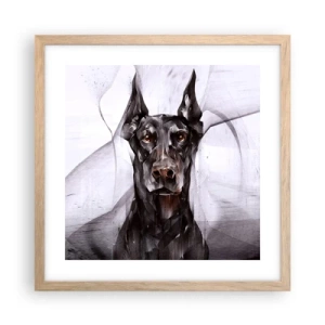 Plakat w ramie jasny dąb - Szlachetnie urodzony - 40x40 cm