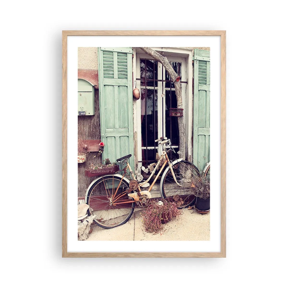 Plakat w ramie jasny dąb - Niech żyje prowincja - 50x70 cm