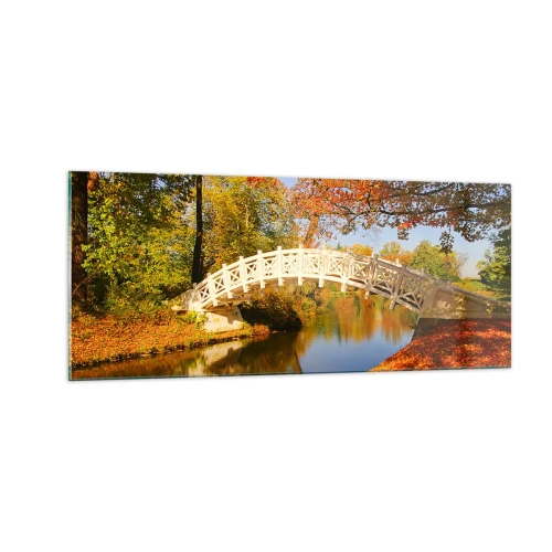 Obraz na szkle - Na białym mostku westchnień - 100x40 cm